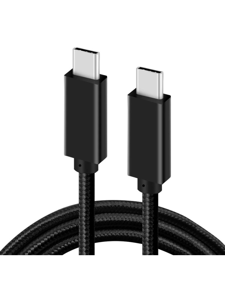 POWERTECH καλώδιο USB-C PTH-090, 60W, 10Gbps, 4K/60Hz, 1.5m, μαύρο