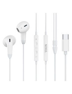 YISON earphones με μικρόφωνο X8, USB-C σύνδεση, Φ13mm,...