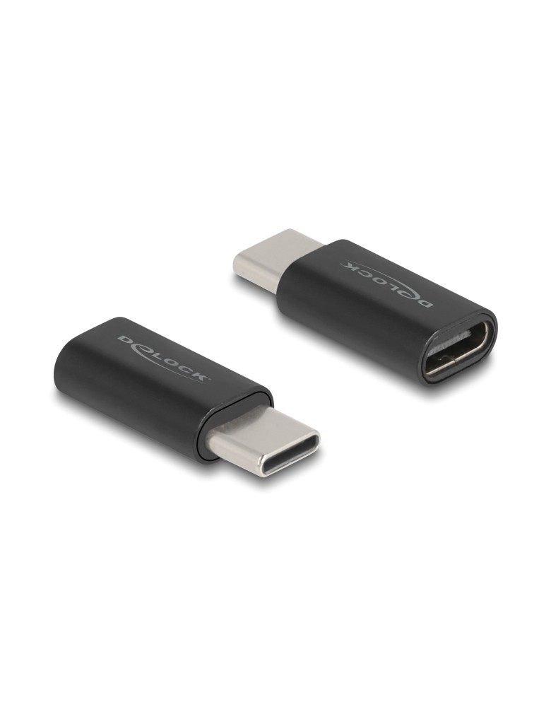 DELOCK αντάπτορας USB-C 60034, αρσενικό σε θηλυκό, 10Gbps, μαύρος