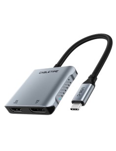 CABLETIME docking station CT-CMDH8K-AG, 4 θυρών, USB-C,...