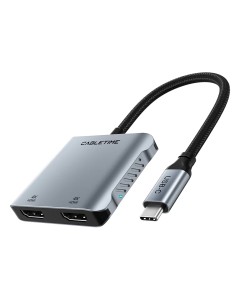 CABLETIME docking station CT-CM2H4K-AG, 4 θυρών, USB-C,...