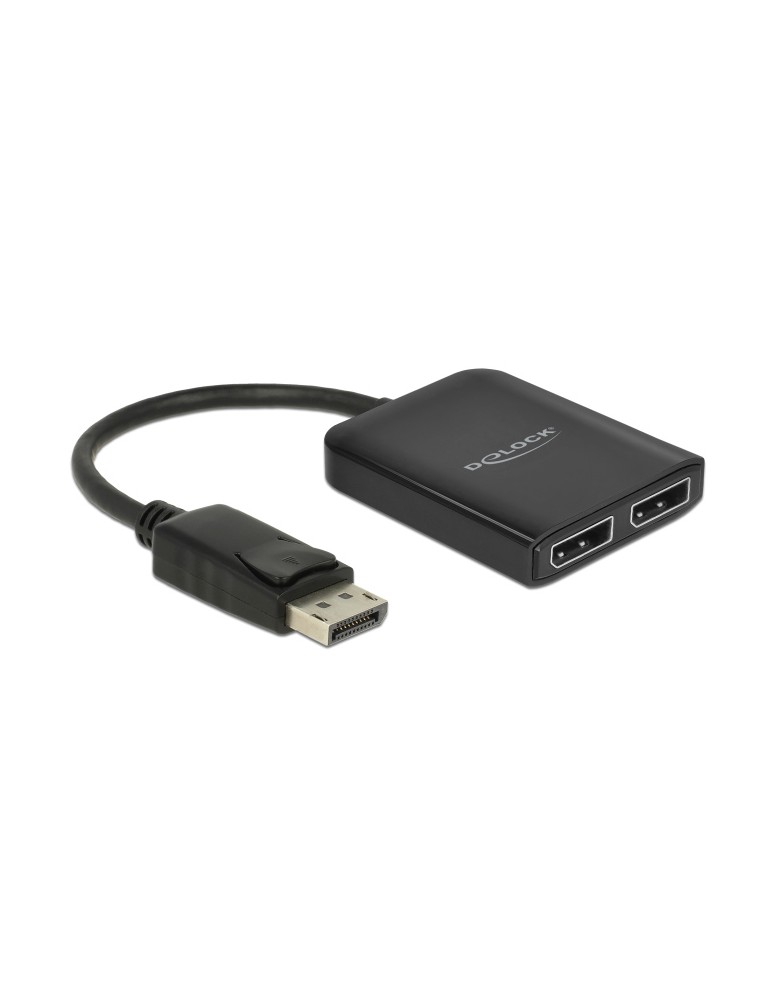 DELOCK splitter DisplayPort σε 2x DisplayPort 87768, Dual Mode, MST, 4K