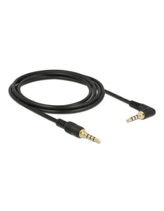 DELOCK καλώδιο 3.5mm 85613, γωνιακό, 24AWG, gold plated,...