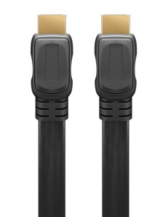 GOOBAY καλώδιο HDMI 2.0 61278, Ethernet flat 4K/60Hz 18...