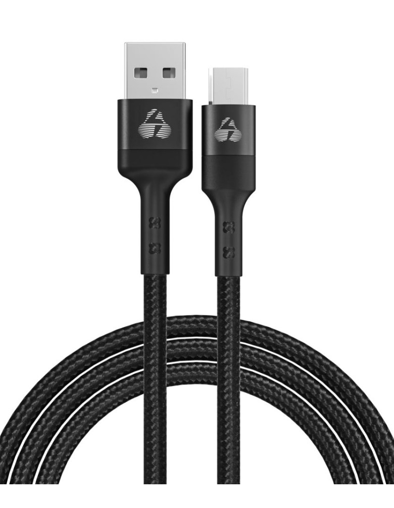 POWERTECH καλώδιο USB σε Micro USB PTR-0125, 12W 2.4A, copper, 1m, μαύρο