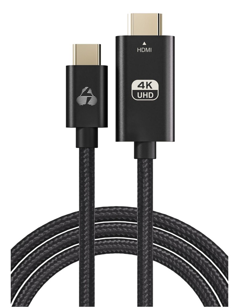 POWERTECH καλώδιο USB-C σε HDMI PTR-0137, 4K/60Hz, 10.2Gbit/s, 1m, μαύρο