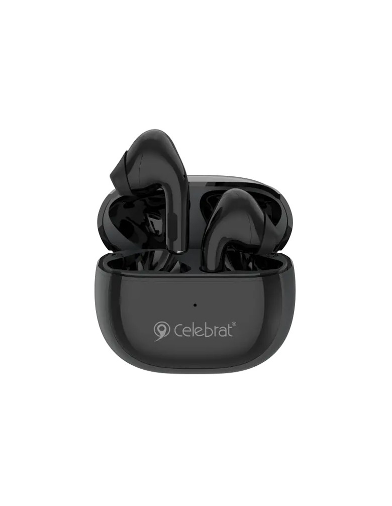 CELEBRAT earphones με θήκη φόρτισης W31, True Wireless, Φ13mm, μαύρα