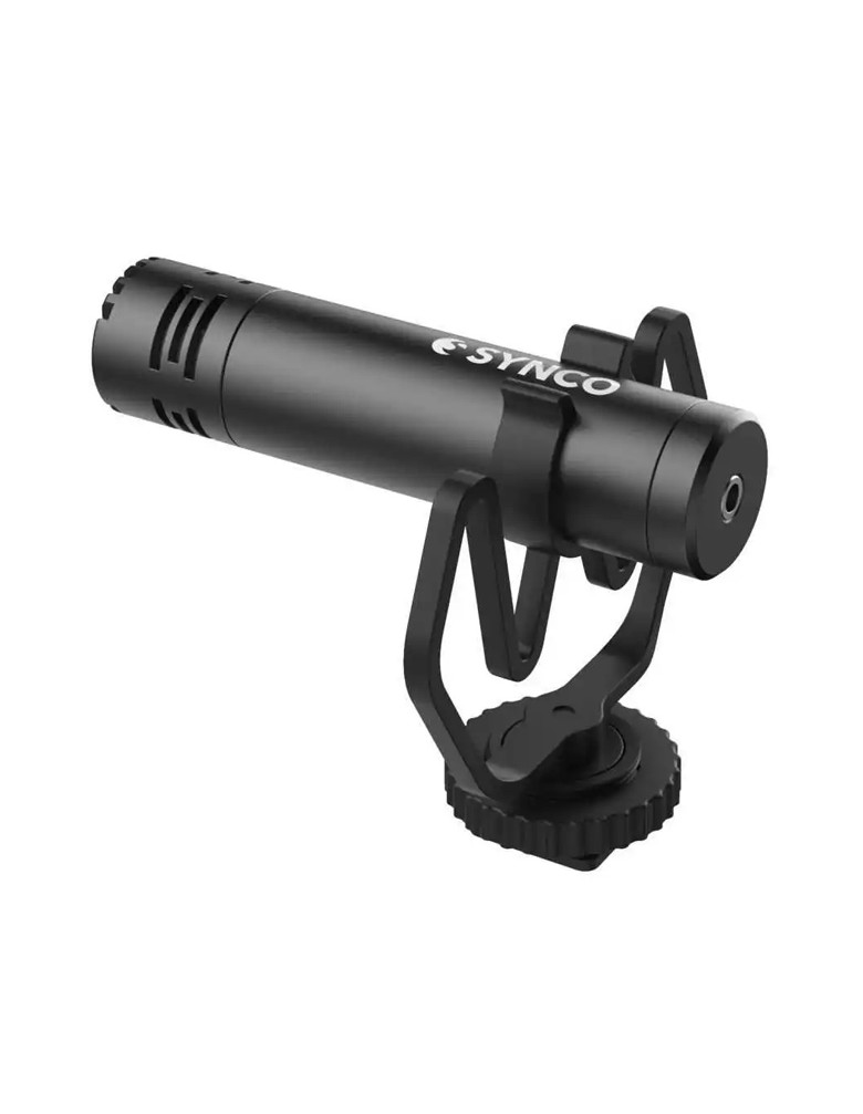 SYNCO μικρόφωνο για κάμερα SY-M1-BK, δυναμικό, 3.5mm, shock mount, μαύρο