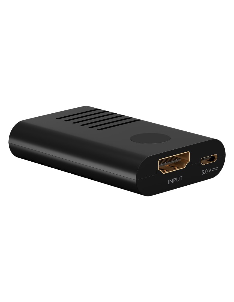 GOOBAY HDMI repeater 58492, 4K/60Hz έως 20m, 4K/30Hz έως 25m, μαύρο