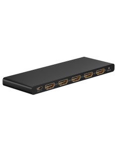 GOOBAY HDMI splitter 58483, 1-in σε 4-out, 4K/60Hz, μαύρο