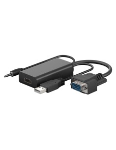 GOOBAY αντάπτορας VGA σε HDMI 61259, 3.5mm Jack,...