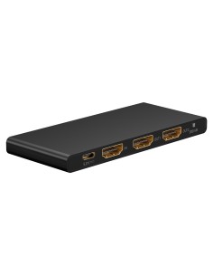 GOOBAY HDMI splitter 58481, 1-in σε 2-out, 4K/60Hz, μαύρο