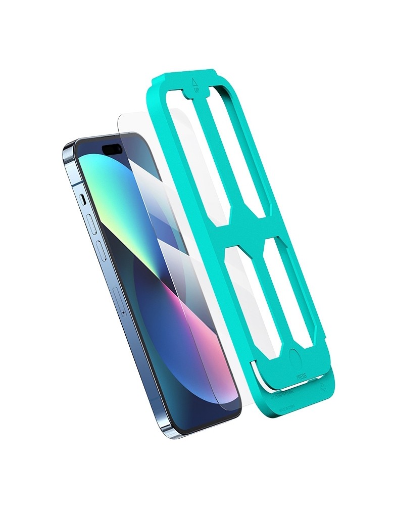 USAMS tempered glass με kit τοποθέτησης για iPhone 14 Pro