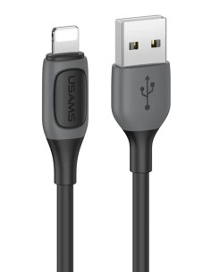 USAMS καλώδιο Lightning σε USB US-SJ595, 12W, 1m, μαύρο