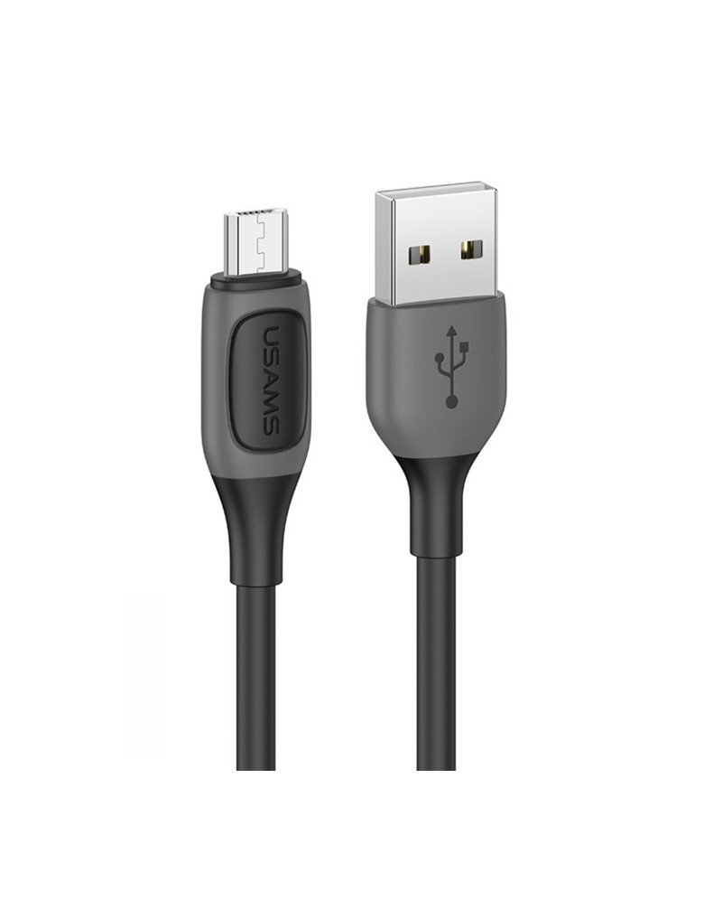 USAMS καλώδιο Micro USB σε USB US-SJ597, 10W, 1m, μαύρο