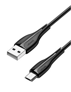 USAMS καλώδιο Micro USB σε USB US-SJ373, 10W, 1m, μαύρο