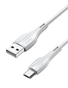 USAMS καλώδιο Micro USB σε USB US-SJ373, 10W, 1m, λευκό