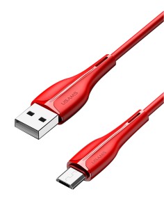 USAMS καλώδιο Micro USB σε USB US-SJ373, 10W, 1m, κόκκινο