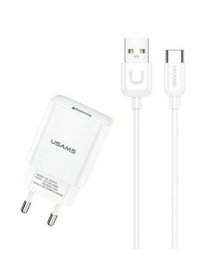 USAMS φορτιστής τοίχου T21OCTC01 με καλώδιο USB-C, USB...