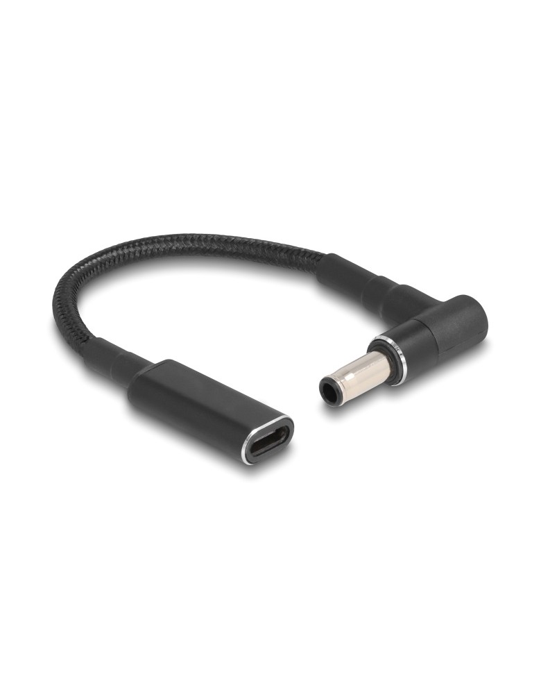 POWERTECH καλώδιο τροφοδοσίας CAB-UC066, USB-C σε Samsung 5.5x3mm, μαύρο