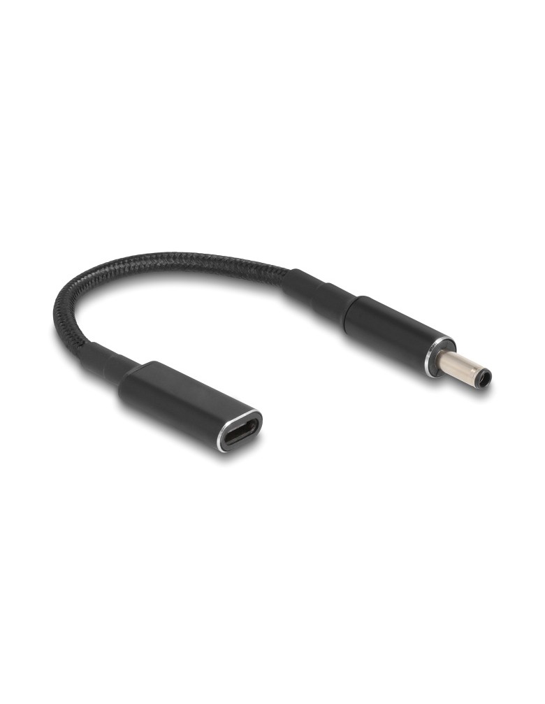 POWERTECH καλώδιο τροφοδοσίας CAB-UC072, USB-C σε Dell 4.5x3.0mm, μαύρο