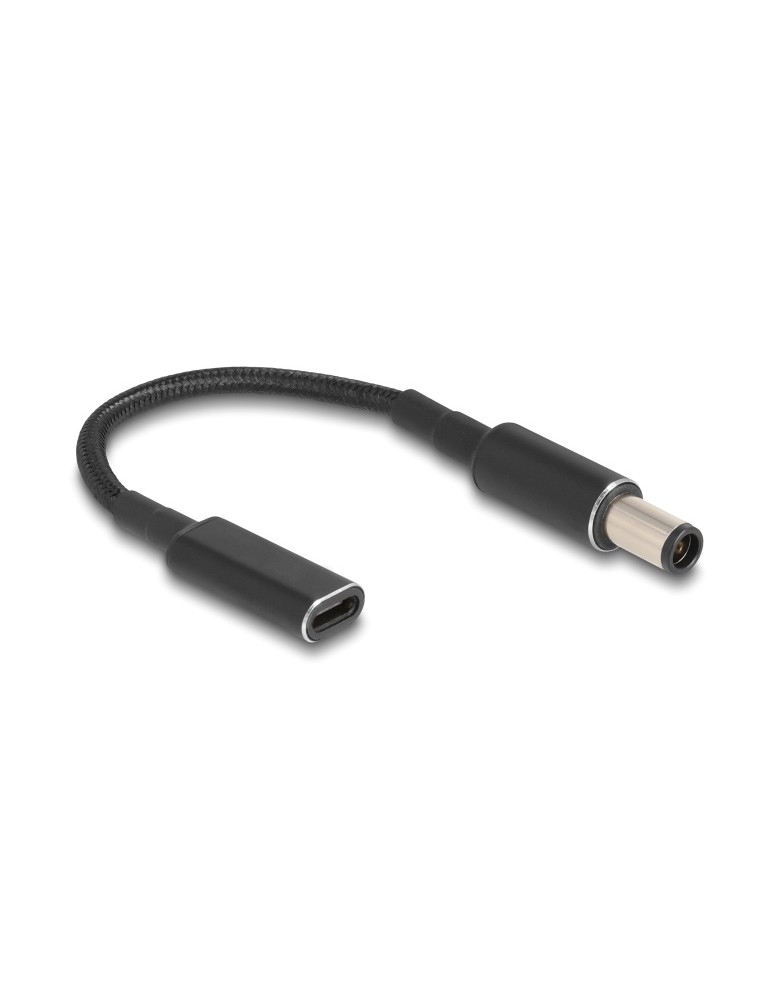 POWERTECH καλώδιο τροφοδοσίας CAB-UC074, USB-C σε HP 7.4x5.0mm, μαύρο