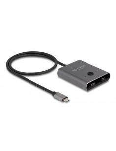 DELOCK USB-C switch 11500, 2 σε 1, bidirectional, 8K,...