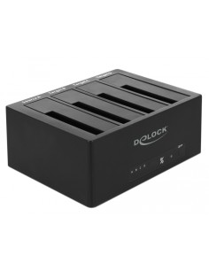 DELOCK docking station 64063, clone function, 4x HDD/SSD...