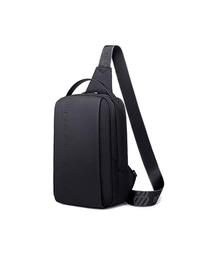 ARCTIC HUNTER τσάντα Crossbody XB00541, με θήκη tablet, 4L, μαύρη