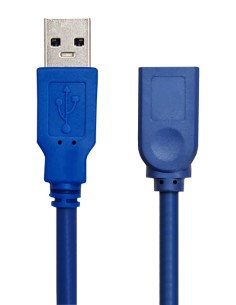 POWERTECH καλώδιο προέκτασης USB CAB-U153, 5Gbps, 3m, μπλε