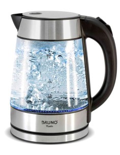 BRUNO βραστήρας νερού BRN-0143, 1.7L, 2200W, γυάλινος-Inox