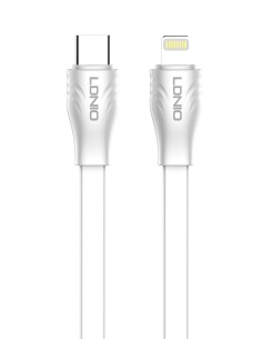 LDNIO καλώδιο Lightning σε USB-C LC132I, 30W PD, 2m, λευκό