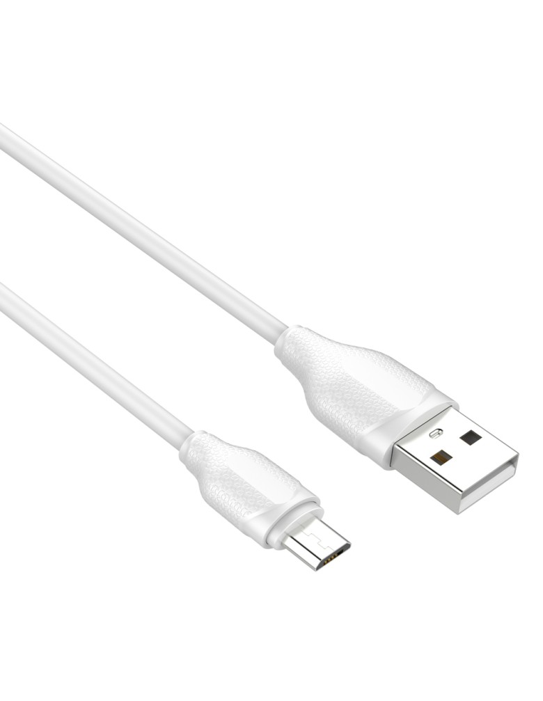 LDNIO καλώδιο Micro USB σε USB LS371, 10.5W, 1m, λευκό