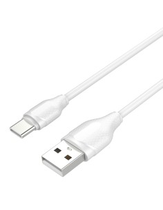 LDNIO καλώδιο USB-C σε USB LS371, 10.5W, 1m, λευκό