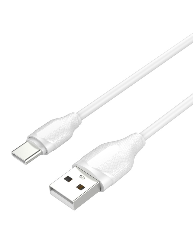 LDNIO καλώδιο USB-C σε USB LS372, 10.5W, 2m, λευκό