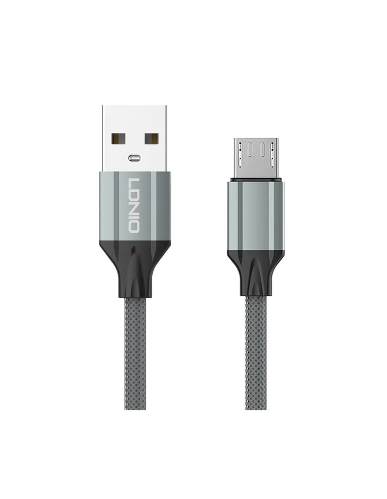 LDNIO καλώδιο Micro USB σε USB LS441, 12W, 1m, γκρι