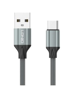 LDNIO καλώδιο USB-C σε USB LS441, 12W, 1m, γκρι