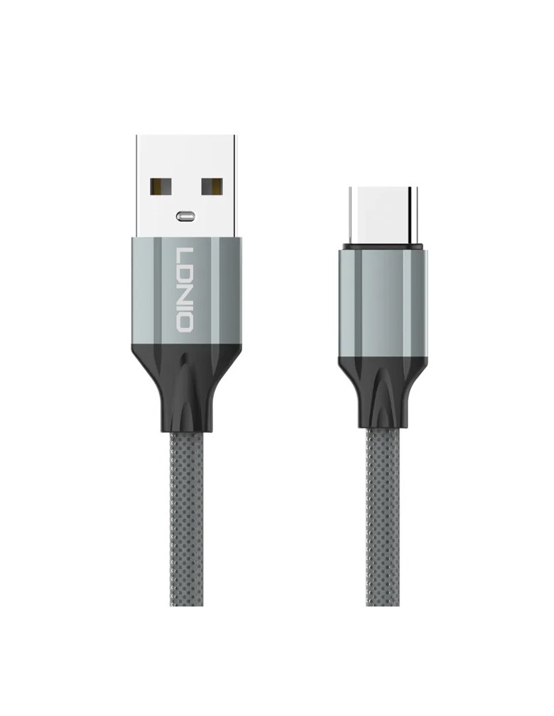 LDNIO καλώδιο USB-C σε USB LS441, 12W, 1m, γκρι