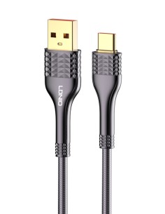 LDNIO καλώδιο USB-C σε USB LS652, 30W, 2m, γκρι