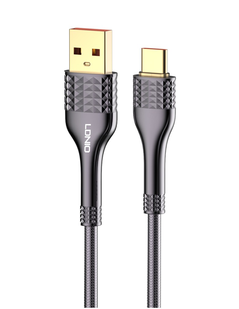 LDNIO καλώδιο USB-C σε USB LS652, 30W, 2m, γκρι