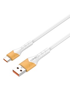 LDNIO καλώδιο USB-C σε USB LS801, 30W, 1m, λευκό