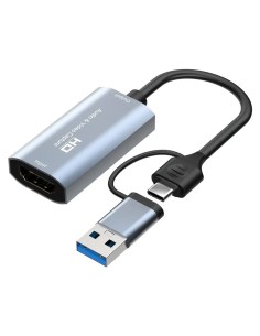 CABLETIME video capture CT-ACHC-AG, HDMI/USB & USB-C,...