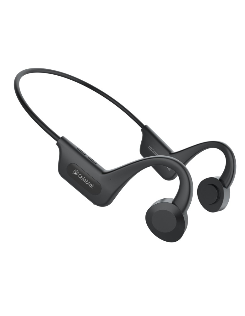 CELEBRAT open earphones SE3, Bluetooth 5.0, 180mAh, Φ16mm, μαύρα