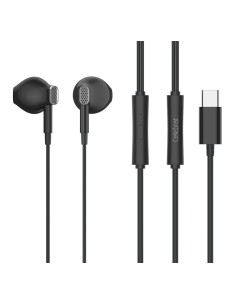 CELEBRAT earphones με μικρόφωνο D12, USB-C σύνδεση,...