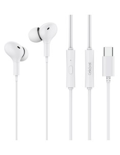 CELEBRAT earphones με μικρόφωνο D13, USB-C σύνδεση,...