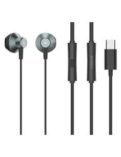 CELEBRAT earphones με μικρόφωνο D14, USB-C σύνδεση,...