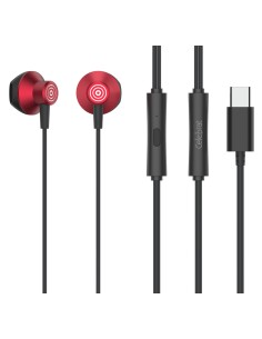 CELEBRAT earphones με μικρόφωνο D14, USB-C σύνδεση,...