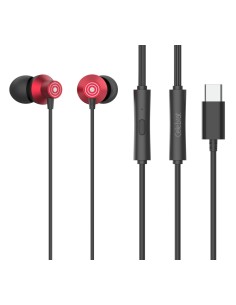 CELEBRAT earphones με μικρόφωνο D15, USB-C σύνδεση,...