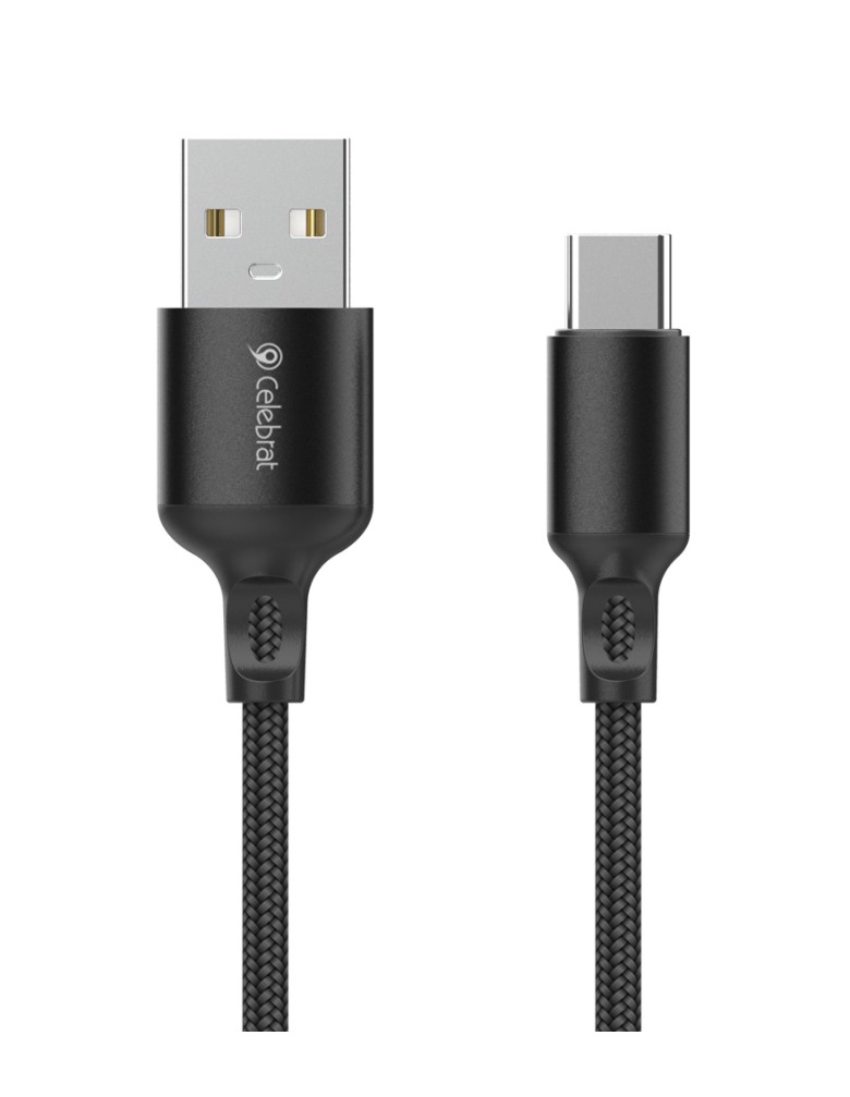 CELEBRAT καλώδιο USB-C σε USB CB-32, 15W, 1m, μαύρο