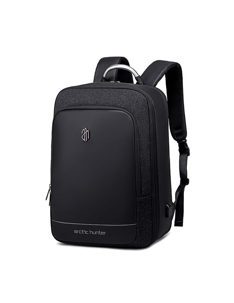 ARCTIC HUNTER τσάντα πλάτης B00227L με θήκη laptop 17", 41L, USB, μαύρη